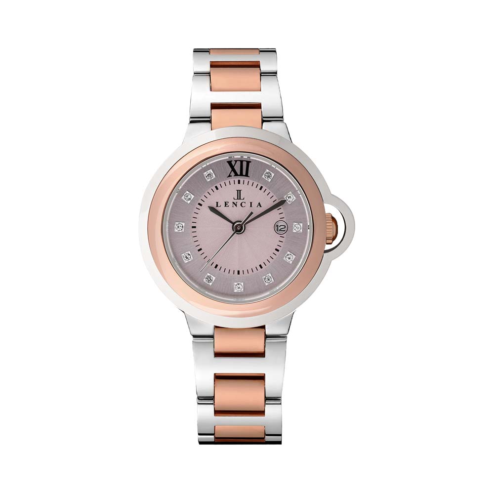 Lencia Women's Stainless Steel Analog Watch LC7174P - image 7