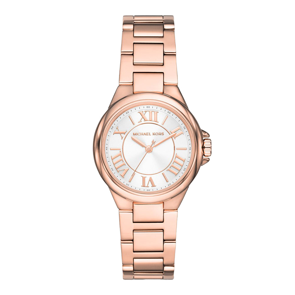 Michael Kors Camille Three-Hand Gold-Tone Stainless Steel Watch - image 4