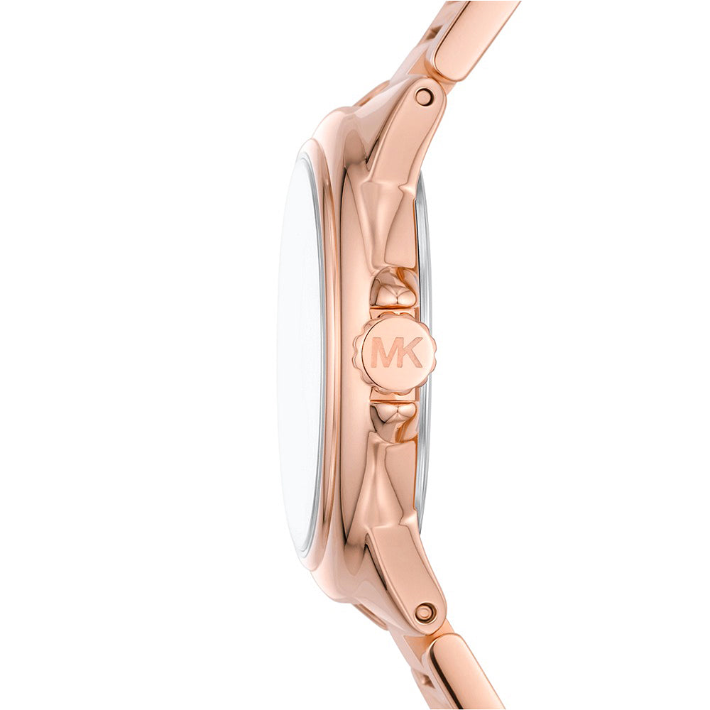 Michael Kors Camille Three-Hand Gold-Tone Stainless Steel Watch - image 5