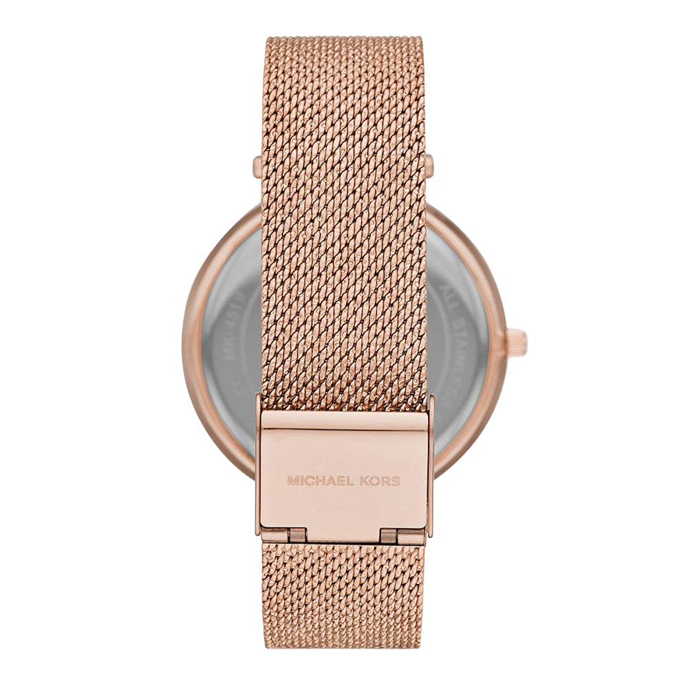Michael Kors Darci Three-Hand Rose Gold Crystal Watch - image 3
