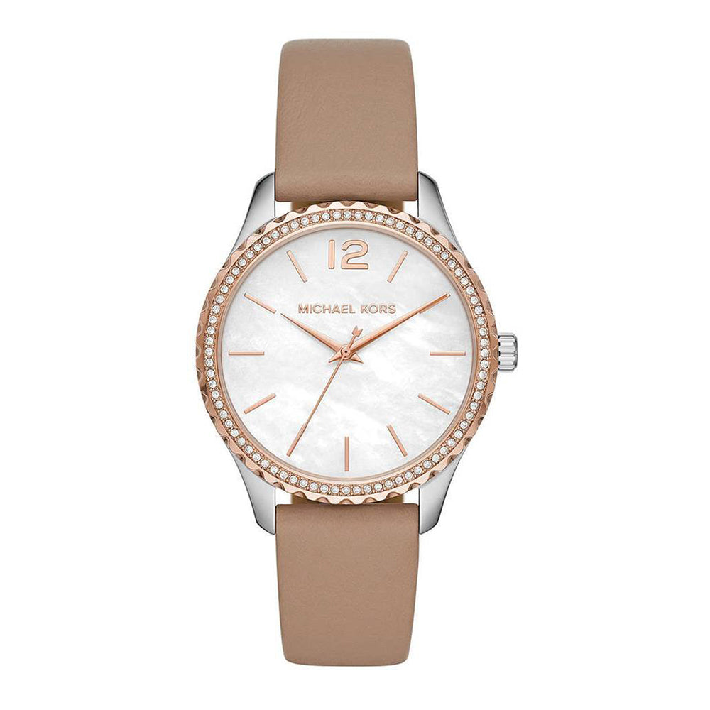 Michael Kors Layton Three-Hand Rose Gold-Tone Stainless Steel Watch - image 7