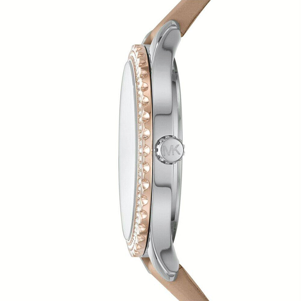 Michael Kors Layton Three-Hand Rose Gold-Tone Stainless Steel Watch - image 8
