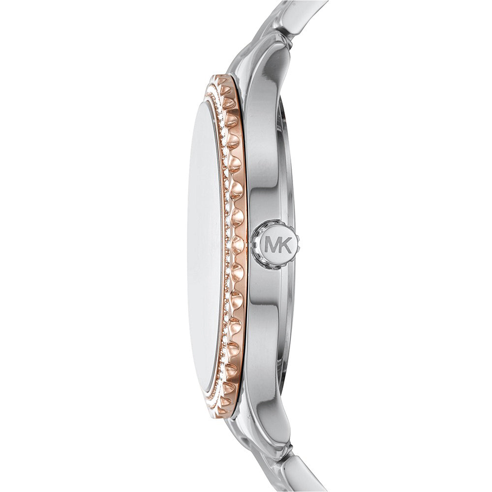 Michael Kors Layton Three-Hand Rose Gold-Tone Stainless Steel Watch - image 5