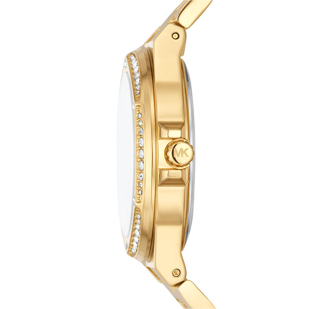 Michael Kors Lennox Three-Hand Gold-Tone Stainless Steel Watch - image 2