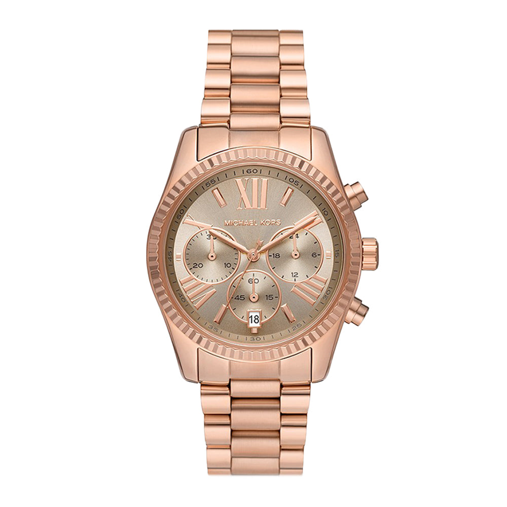 Michael Kors Lexington Chronograph Stainless Steel Watch - image 4