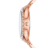 Michael Kors Liliane Three-Hand Rose Gold-Tone Stainless Steel Watch - image 2