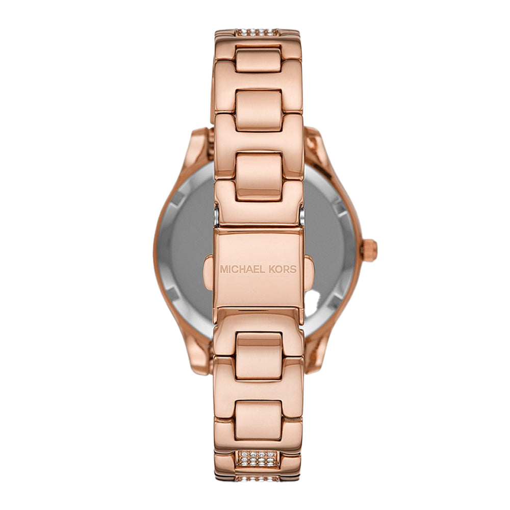 Michael Kors Liliane Three-Hand Rose Gold-Tone Stainless Steel Watch - image 12