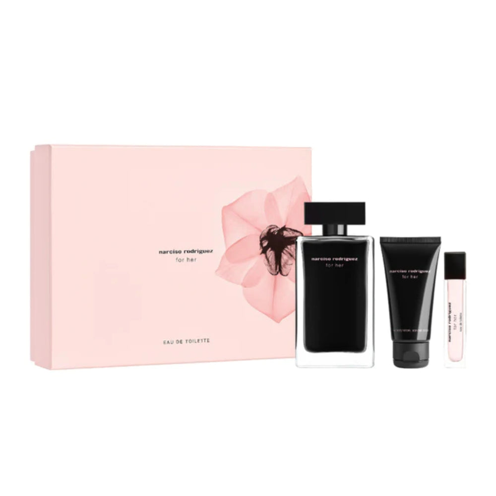 Narciso Rodriguez EDT For Women 100ml 3pcs Set
