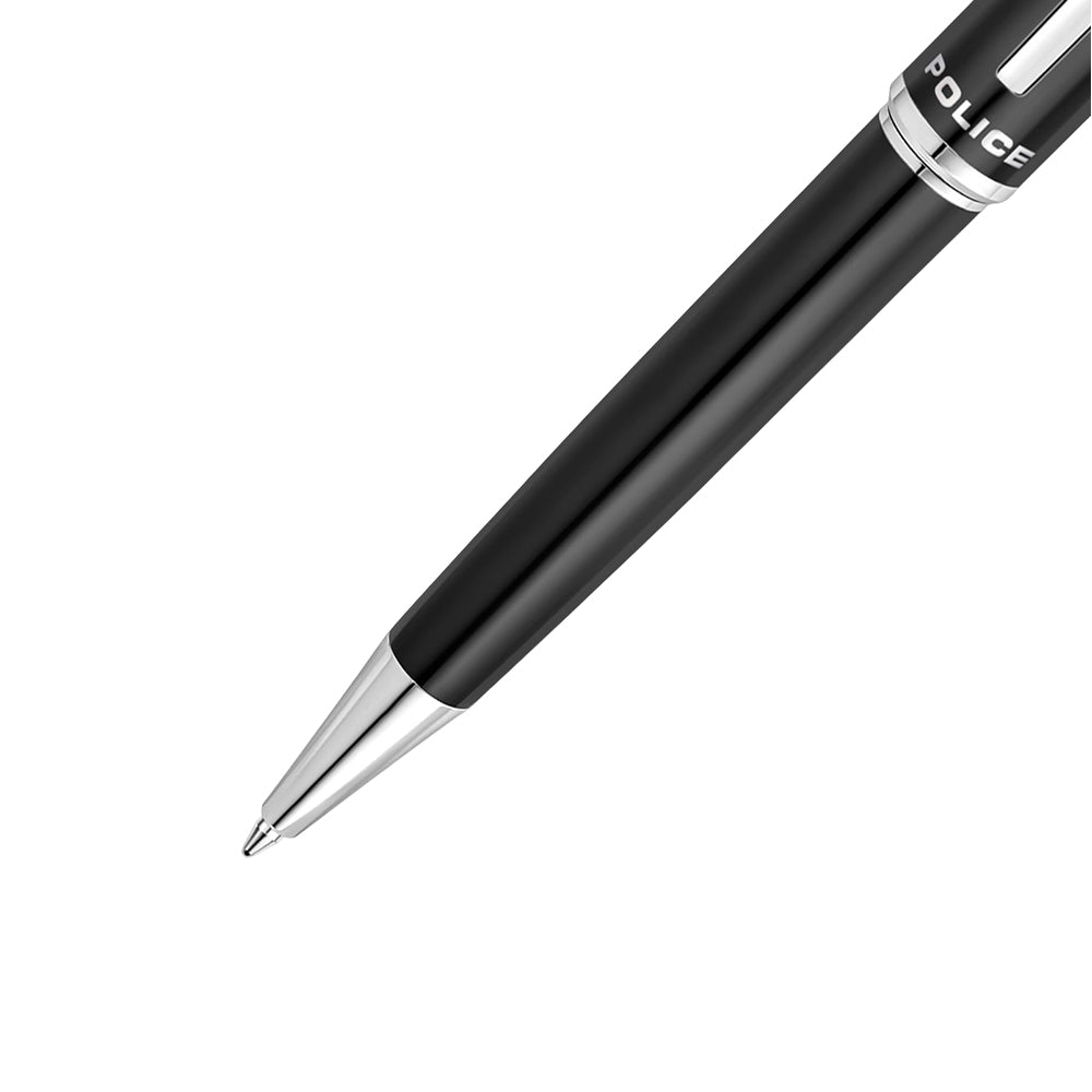 Police Aptos Black/Silver Ballpoint Pen PERGB0005001 - Image 3