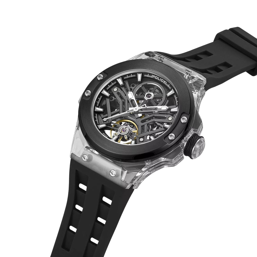 Police Cyclone Skeleton Automatic Watch PEWGR0082203 - image 2