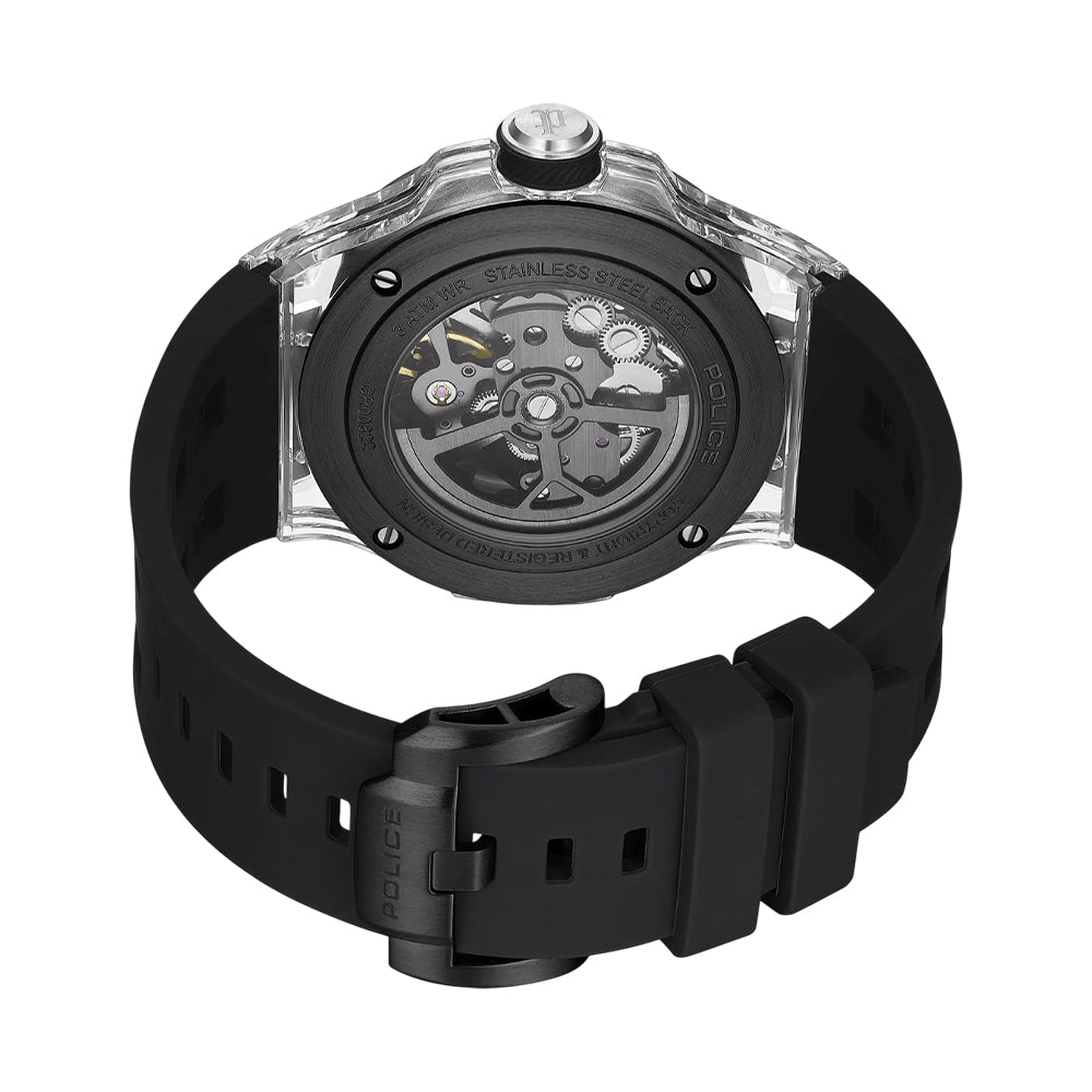 Police Cyclone Skeleton Automatic Watch PEWGR0082203 - image 3