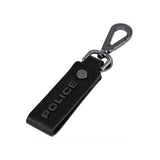 Police Droid Black Leather Keyring P Pa40077K