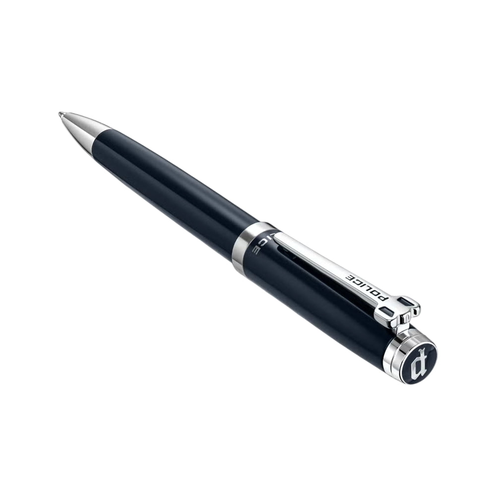 Police Meiryo Blue/Silver Ballpoint Pen PERGB0005302 - Image 2