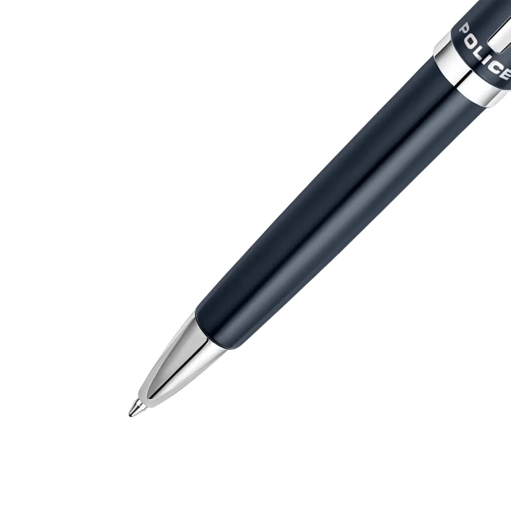 Police Meiryo Blue/Silver Ballpoint Pen PERGB0005302 - Image 3
