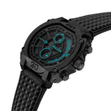 Police Norwood Dual Time Leather Strap Men's Watch PEWGF0040001 - Image 2