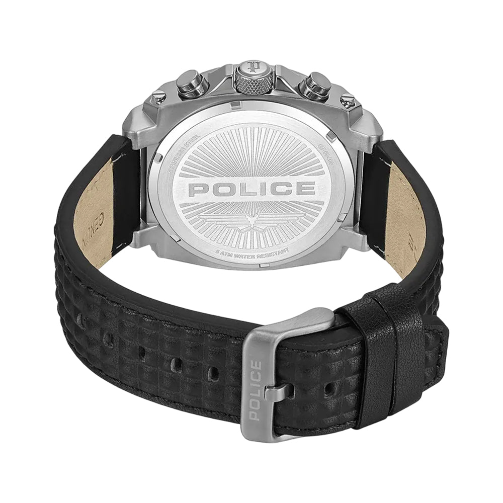 Police Norwood Leather Strap Men's Watch PEWGF0040002 - Image 3