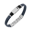 Police Ridgecord Blue Leather Men's Bracelet PEAGB0079501