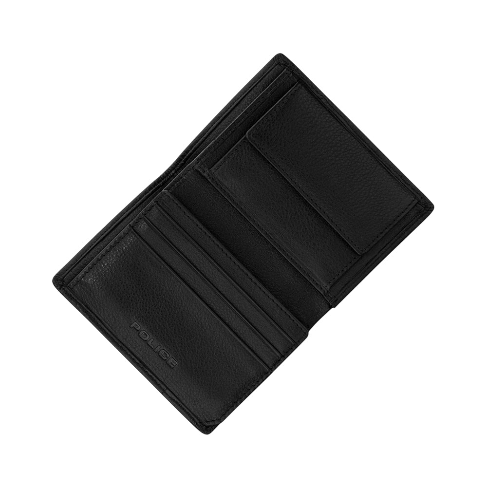 Police Weave Black Genuine Leather Gents Card Case - PELGD2207701 - image 3