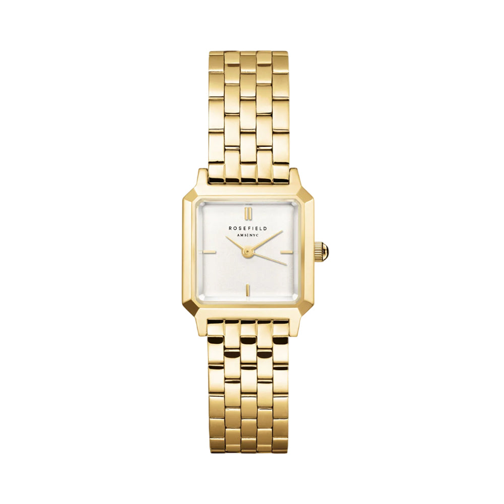 Rosefield Boxelle Gold Toned White Matte Dial Watch - BWGSG-B01 - image 4