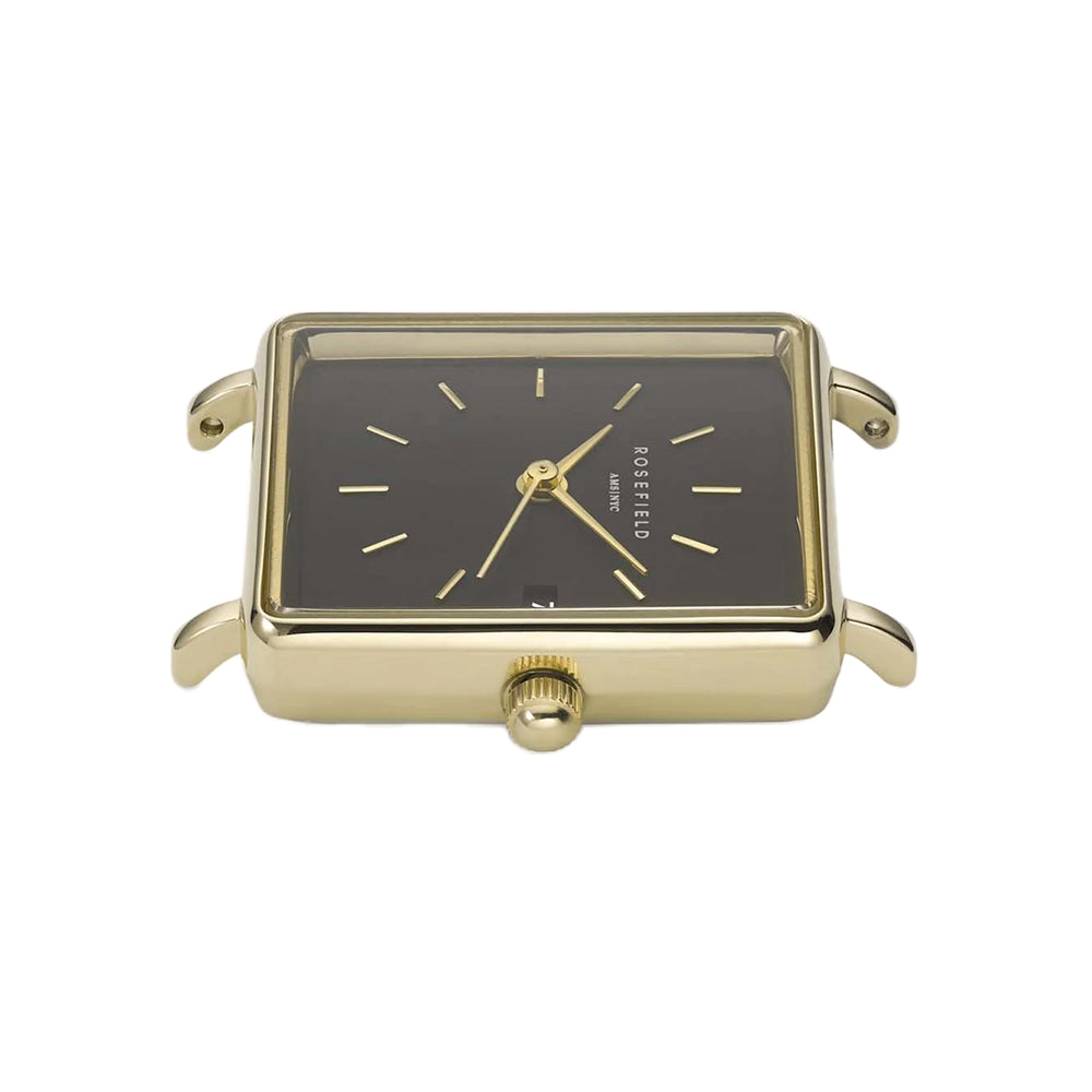 Rosefield Boxy XS Black Gold Women Watch QMBG-Q025 - image 2