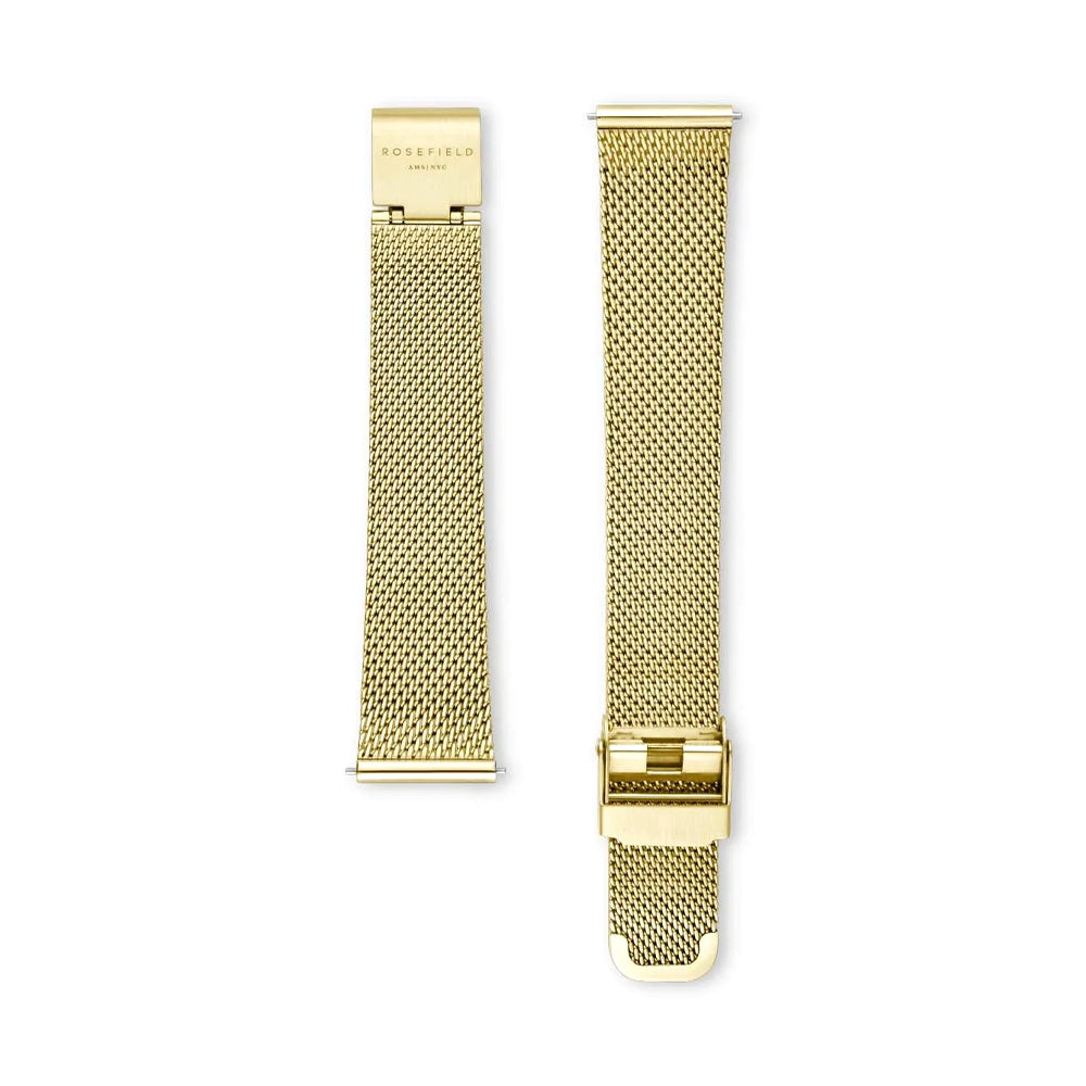 Rosefield Pearl Edit Mesh Black Gold Women Watch RBGMG-R07 - image 4