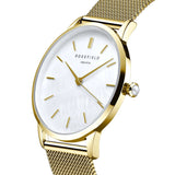 Rosefield Pearl Edit Mesh Gold Women Watch RMGMG-R06 - image 3