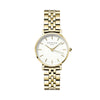 Rosefield Small Edit Women's White Dial Gold Watch 26WGSG-X278