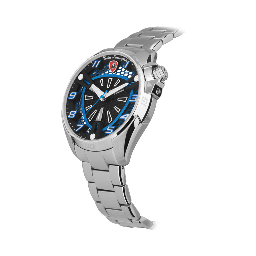 Tonino Lamborghini Shock ABS Blue Analog Watch For Men TLABSB-SS-B - image 2