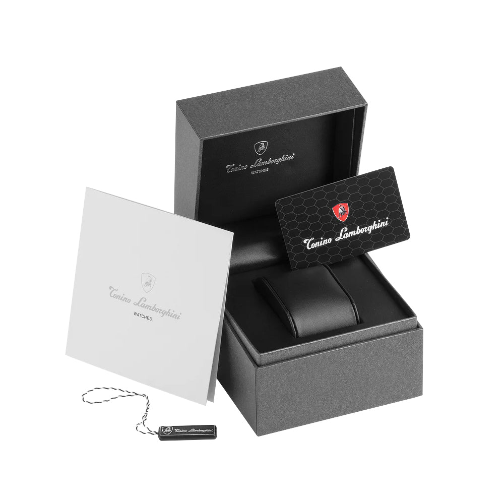 Tonino Lamborghini Shock ABS Red Analog Watch For Men TLABSR-SS-B - image 4