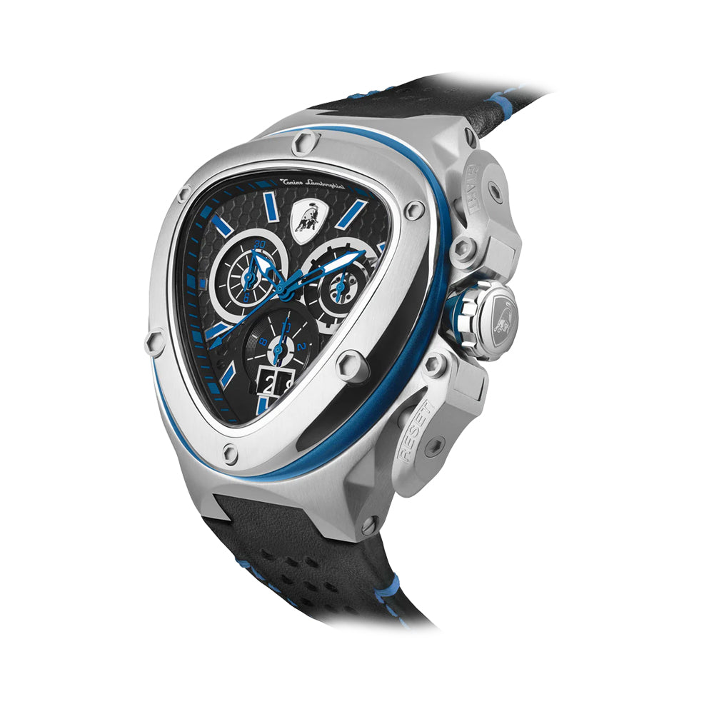 Tonino Lamborghini Spyder Quartz Blue Dial Watch For Men TL9XC-SS - image 2