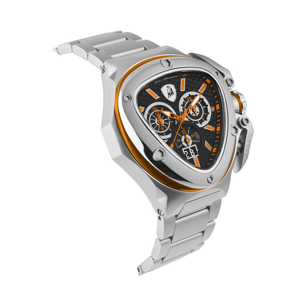Tonino Lamborghini Spyder Quartz Orange Dial Watch For Men TL9XB-SS-B - image 2