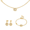 Cerruti 1881 Jasmine Gold Stainless Steel Womens Jewelry Set CIJLN0013901 SET3
