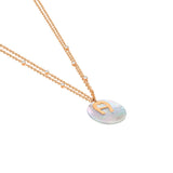 Aigner Avena Rose Gold Mother of Pearl Necklace ARJLN0000203 - image 2