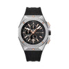 Cerruti 1881 Arezzo Black Dial Silicone Strap Men'S Watch CIWGO0073201