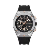 Cerruti 1881 Arezzo Black Dial Silicone Strap Men'S Watch CIWGO0073201