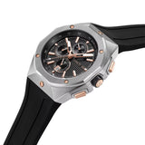 Cerruti 1881 Arezzo Black Dial Silicone Strap Men'S Watch CIWGO0073201 - image 2