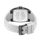 CERRUTI 1881 Belluno Men's Black Dial White Silicone Watch CIWGQ0073703 - Image 3