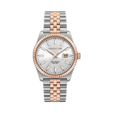 CERRUTI 1881 Chienti Men's White Dial Silver / Rose Gold Watch CIWGH0084202