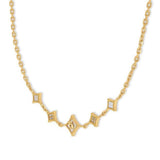 Cerruti 1881 Francesca Gold Multi Motif Charm Necklace For Women CIJLN0013301 - image 2