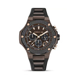 Cerruti 1881 Lucardo Black Dial Silicone Strap Men'S Watch CIWGO0050602