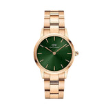 Daniel Wellington Iconic Link Emerald Women's Rose Gold Watch DW00100421