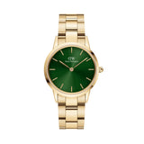 Daniel Wellington Iconic Women's Green Dial Gold Watch DW00100554