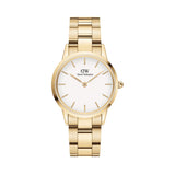 Daniel Wellington Iconic Women's White Dial Gold Watch DW00100565