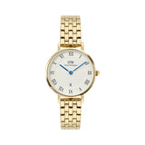 Daniel Wellington Petite Roman Numerals Date 5-Link Gold DW00100857