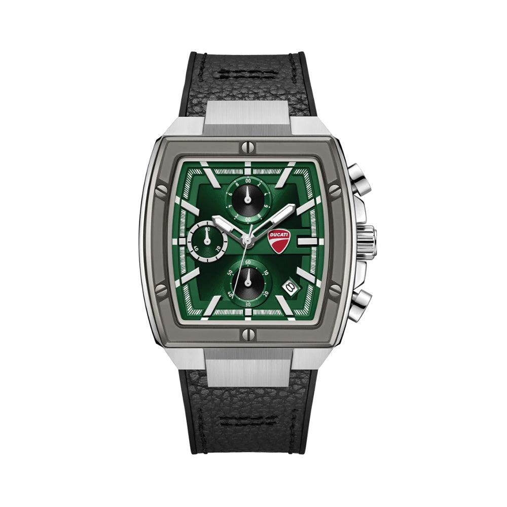 Ducati Chronograph Black Dial High Quality Silicone Strap Watch For Men DTWGC0003401