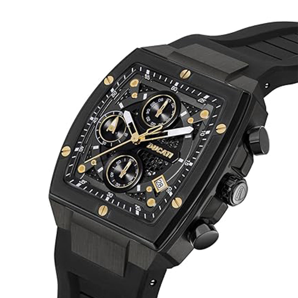 Ducati Quartz Black Dial Silicone Strap Watch For Men DTWGO0001302 - image 2