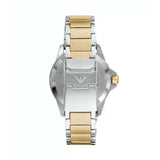 Emporio Armani Three-Hand Date Two-Tone Stainless Steel Watch and Bracelet Set AR80063SET - Image 3