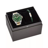 Emporio Armani Three-Hand Date Two-Tone Stainless Steel Watch and Bracelet Set AR80063SET - Image 4
