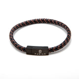 Fabian Men's Leather Brown Black Brown Bracelet FMB-JMYLB105-BBL