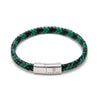 Fabian Men's Spring Green Black Bracelet FMB-JMYLB114-BGR